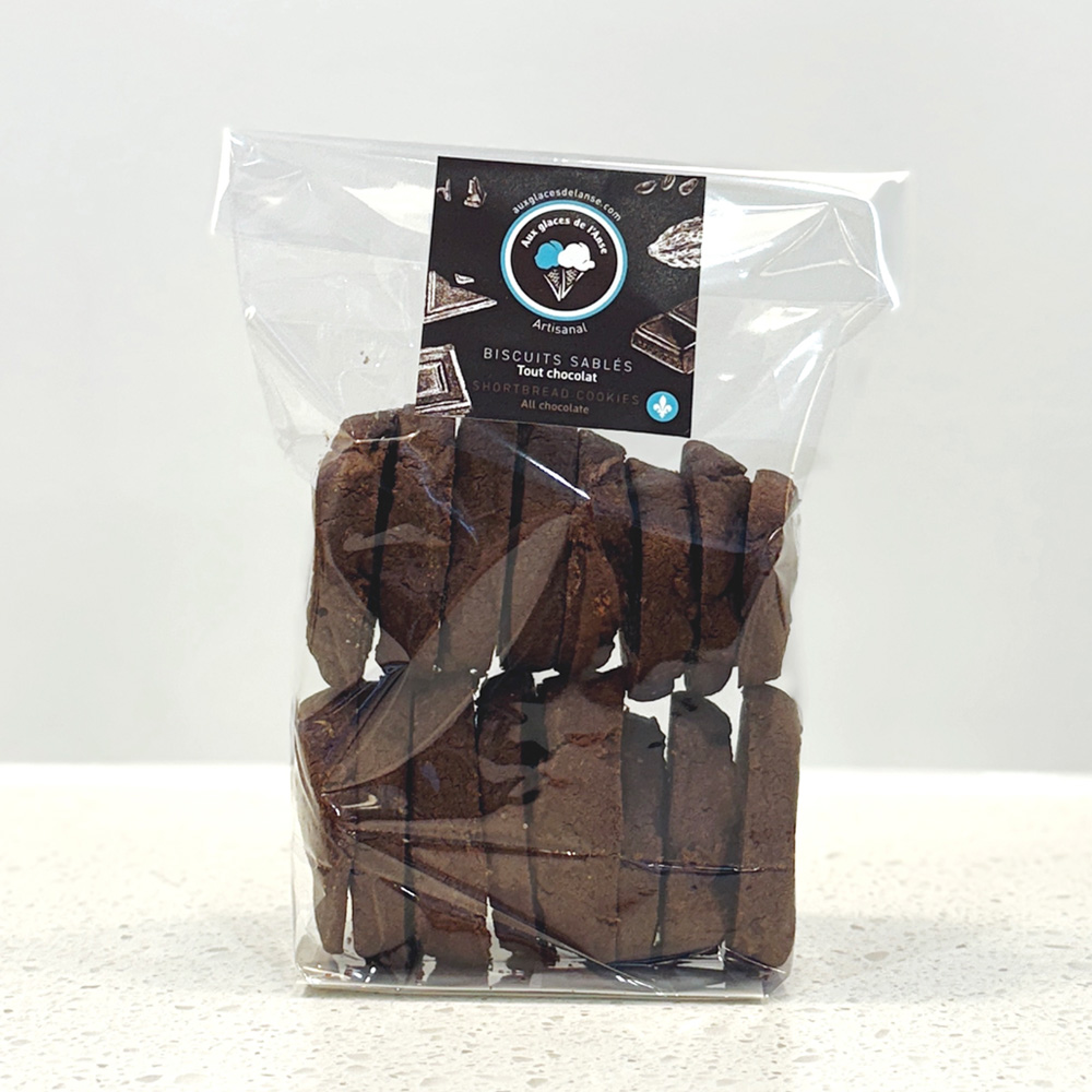 Biscuits sablés tout chocolat