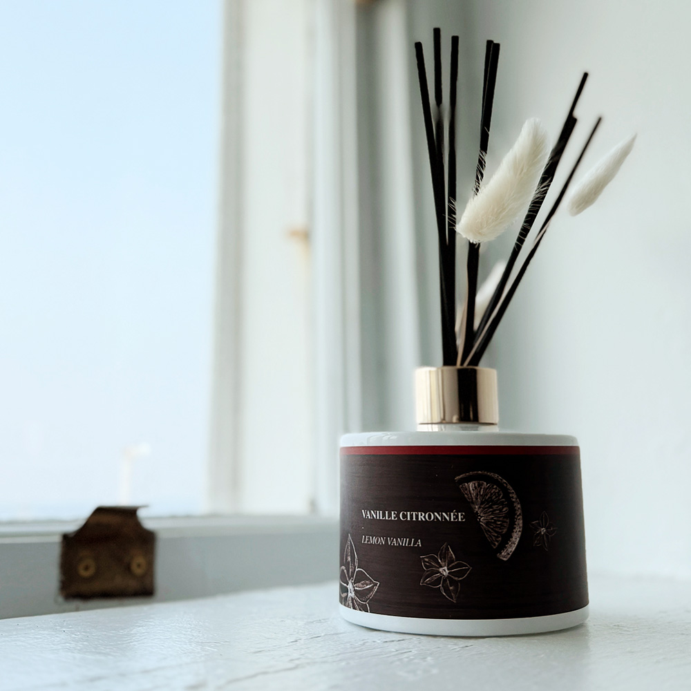 Diffuseur à roseaux vanille citronnée