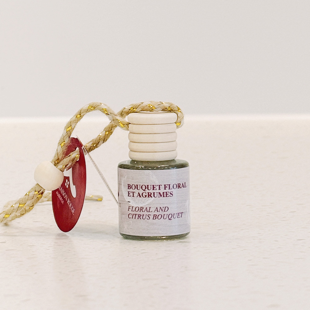 Diffuseur pour voiture bouquet floral et agrumes