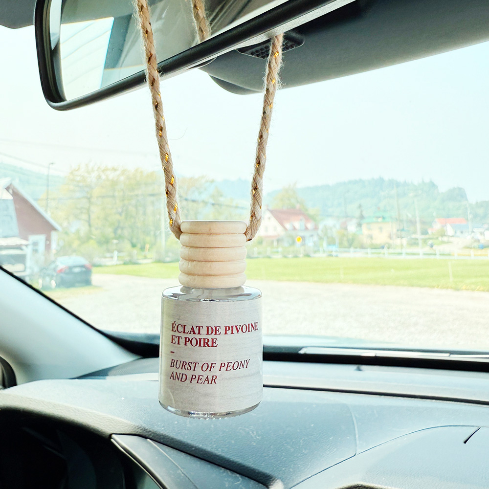 Diffuseur pour voiture éclat de pivoine et poire